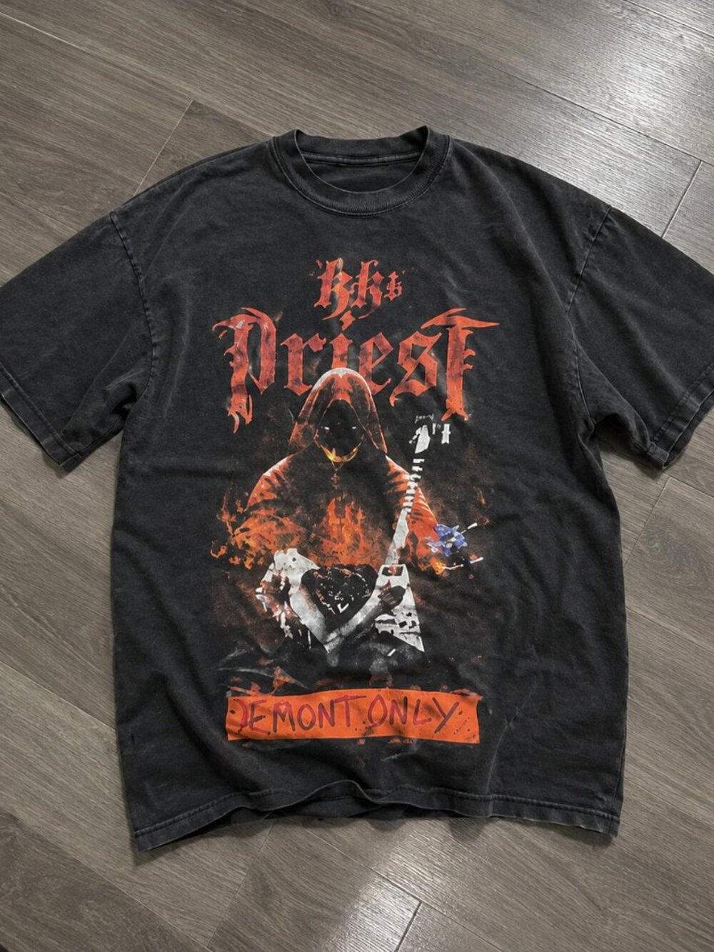 KK's Priest Demons Only Vintage Graphic Band Tee Shirt